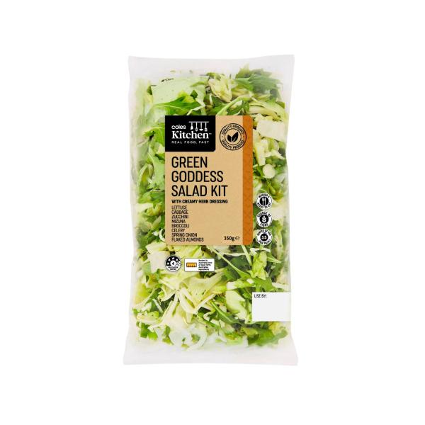 Coles Kitchen Green Goddess Salad Kit 350g product image