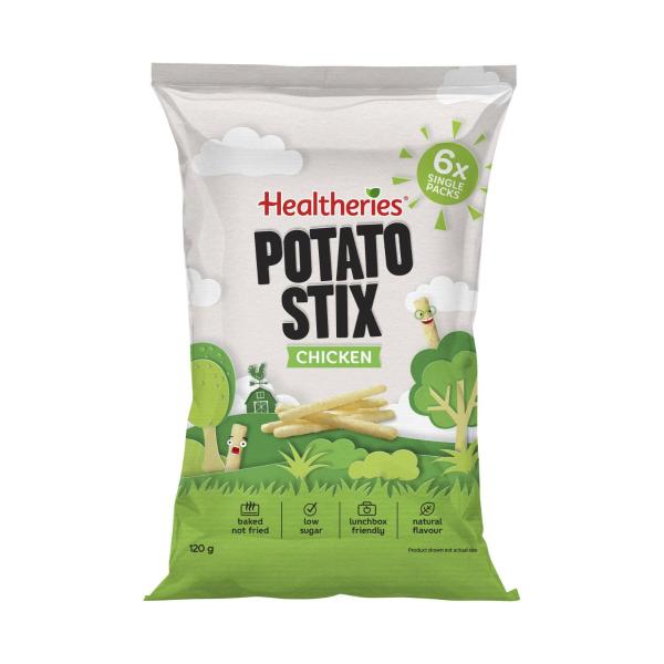 Healtheries Potato Stix Chicken Multipack Kids Lunchbox Snacks 6x20g 120g product image