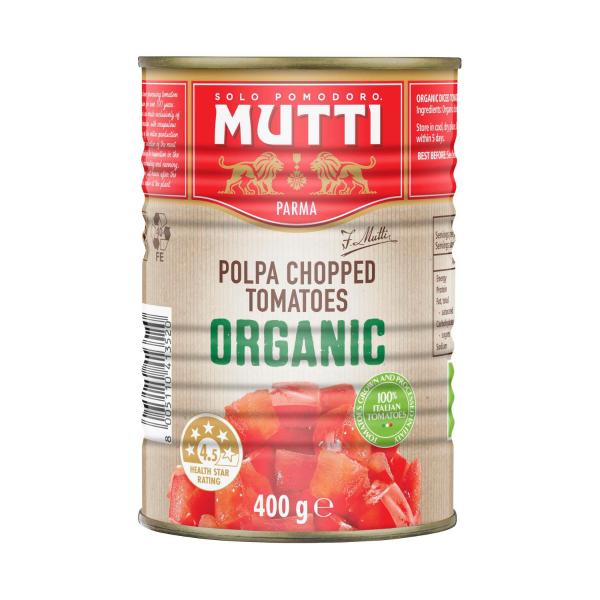 Mutti Polpa Chopped Organic Tomatoes 400g product image