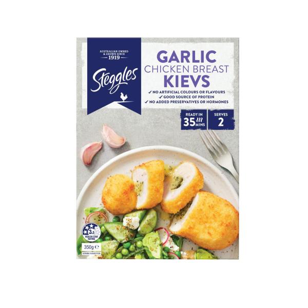 Buy Steggles Garlic Kiev 350g | Coles