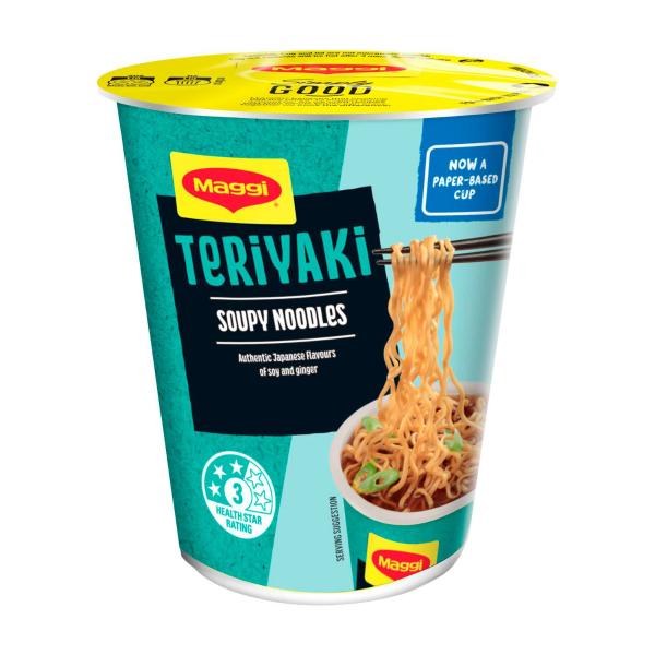 Teriyak Soupy Instant Cup Noodles