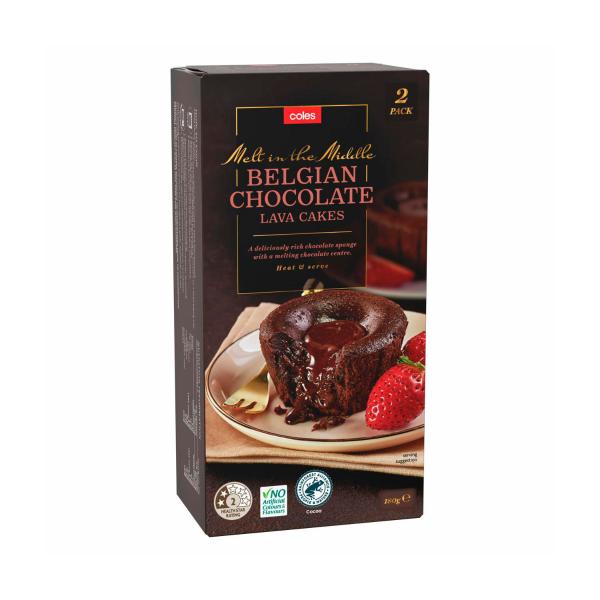 Belgian Chocolate Lava Cakes 2 Pack