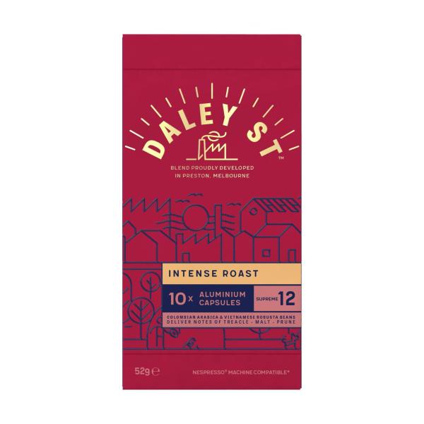 Daley Street Intense Aluminium Nespresso Compatible Coffee Capsules 10 pack product image