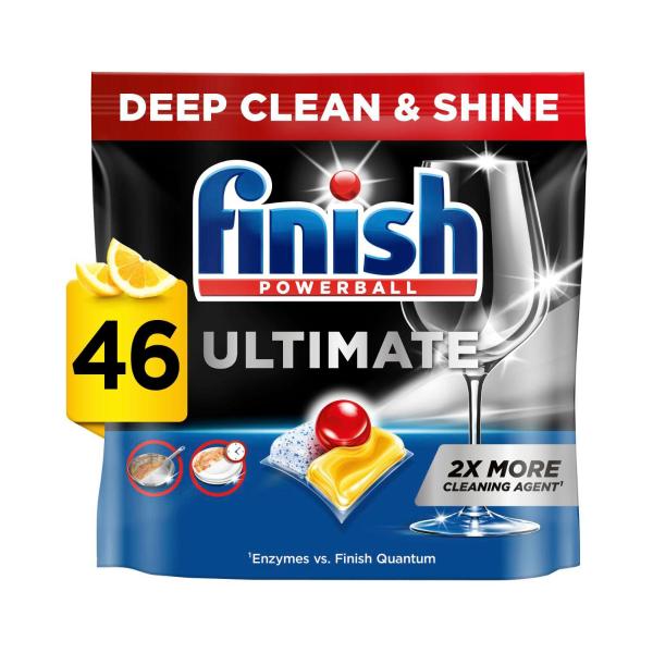 Finish Ultimate Dishwasher Tablets Lemon 46 Pack product image