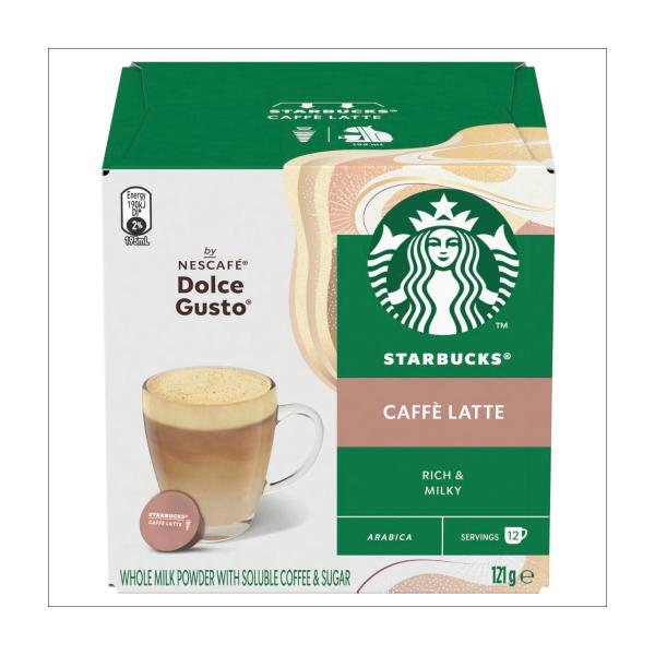 Buy Starbucks White Cafe Latte NDG Capsules 12 pack Coles