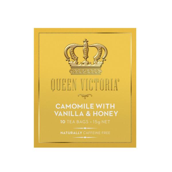 Queen Victoria Honey & Vanilla Camomile Tea Bags | 10 pack – Coles