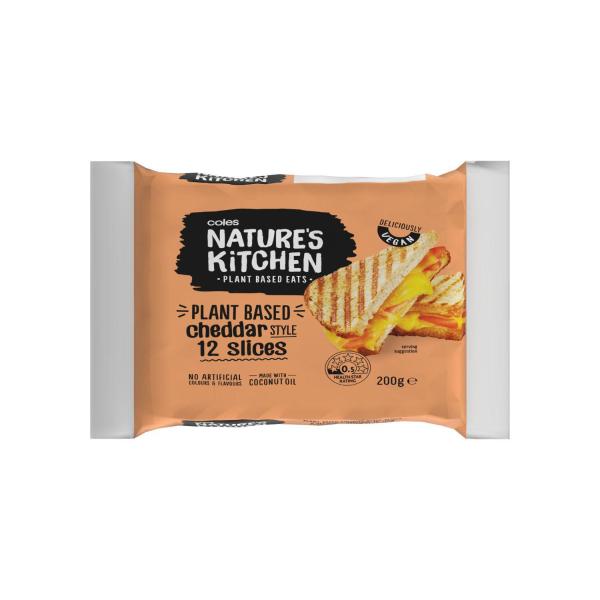 NATURE'S KITCHEN PLANT BASED CHEDDAR SLICES