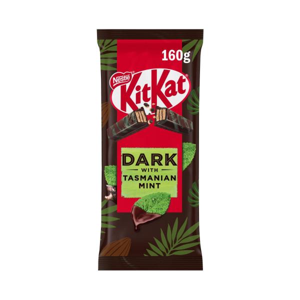 Tasmanian Mint Dark Chocolate Block