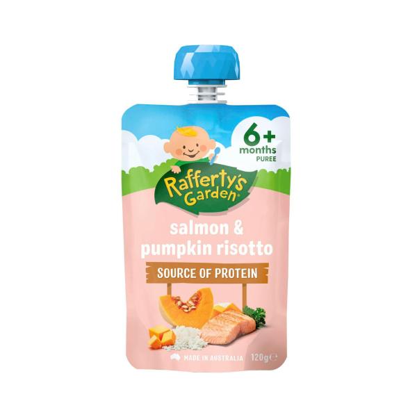 Salmon & Pumpkin Risotto Baby Food Pouch 6+ Months