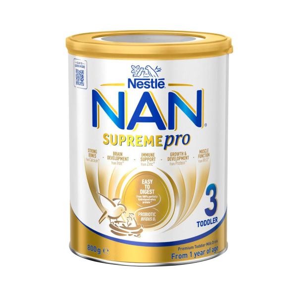 Nestle Nan Supremepro 3 Toddler Milk Drink From 1 Year 800g product image
