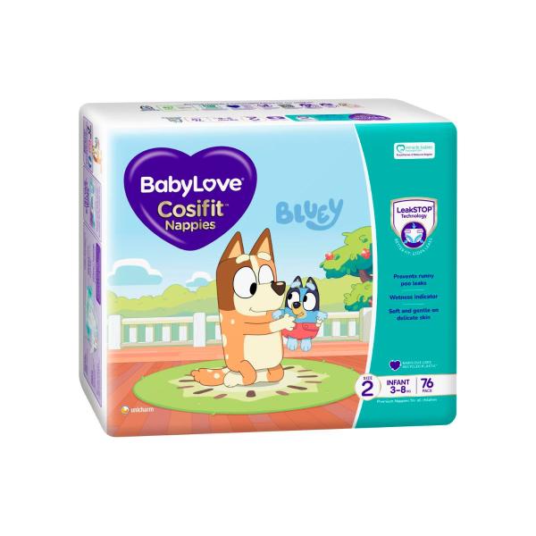 Cosifit Infant Nappies Size 2 (3-8kg)