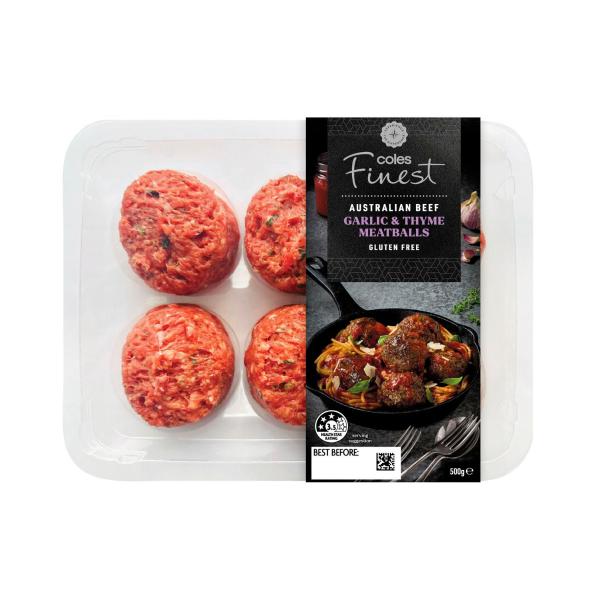 Australian Beef Garlic & Thyme Meatballs
