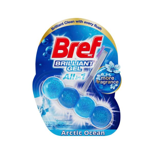 Bref Brilliant Gel Rimblock Arctic Ocean Toilet Cleaner | 42g – Coles
