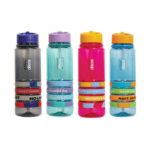 Decor Quad Bands Tritan Bottle 750ml | 1 each – Coles