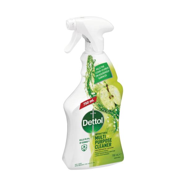 Dettol Disinfectant Apple Multipurpose Surface Cleaning Spray 750mL
