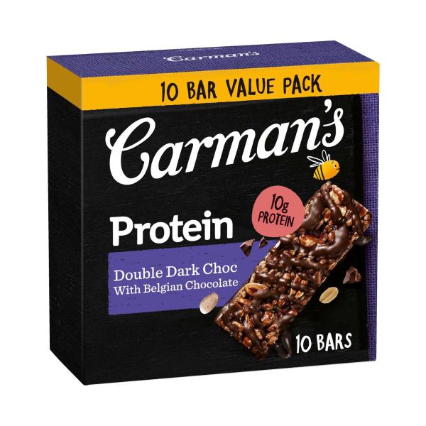 Double Dark Choc Protein Bars 10 Pack