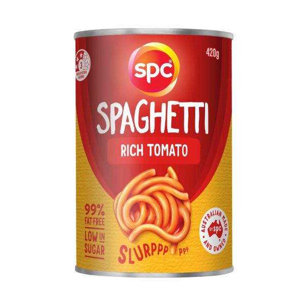 SPC Spaghetti in Rich Tomato 420g product image