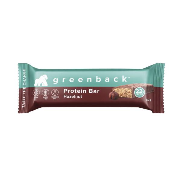 Plant Protein Hazelnut Bar