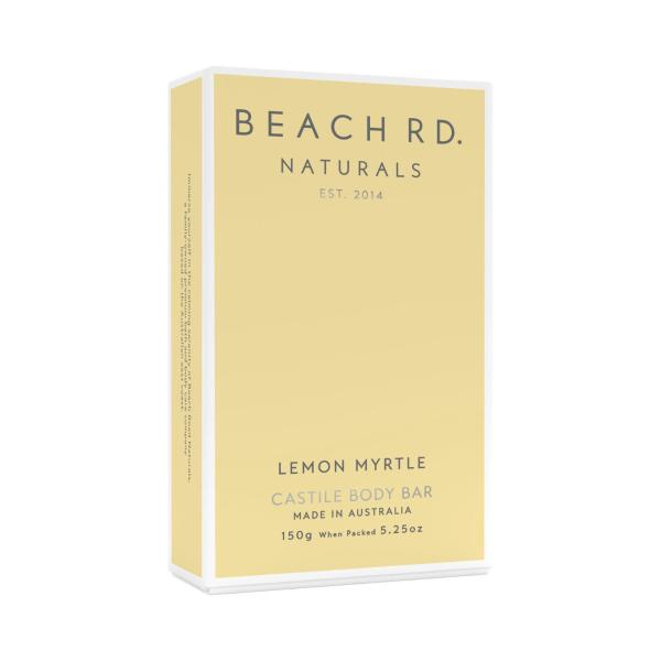 Beach Road Naturals Lemon Myrtle & Australian Bush Honey Castile Body Bar | 150g – Coles