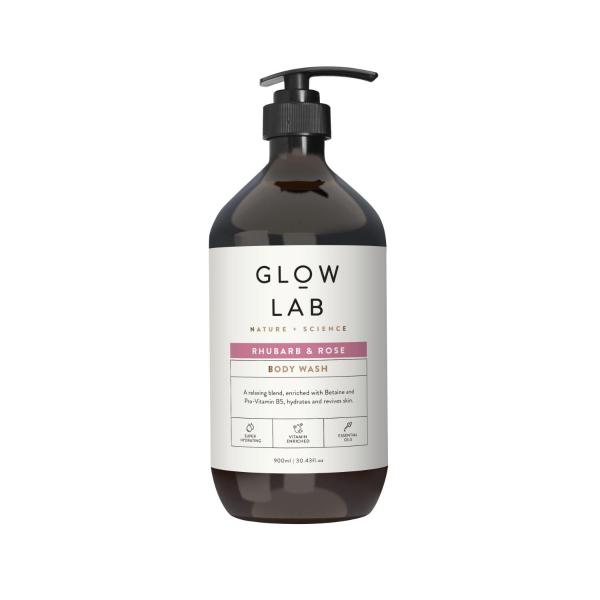 Glow Lab Rhubarb & Rose Body Wash 900mL product image