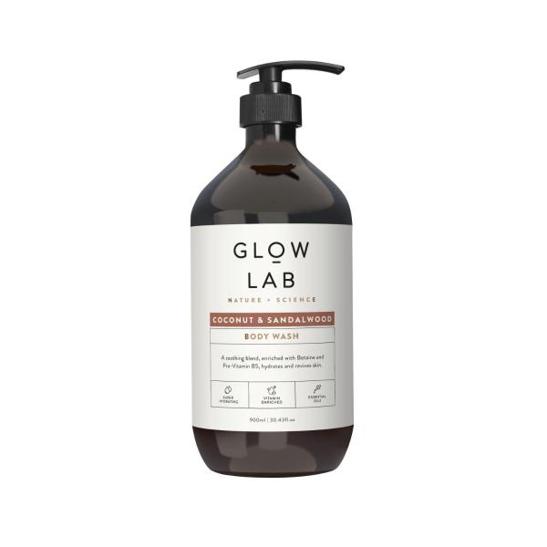 Glow Lab Coconut & Sandalwood Body Wash 900mL product image