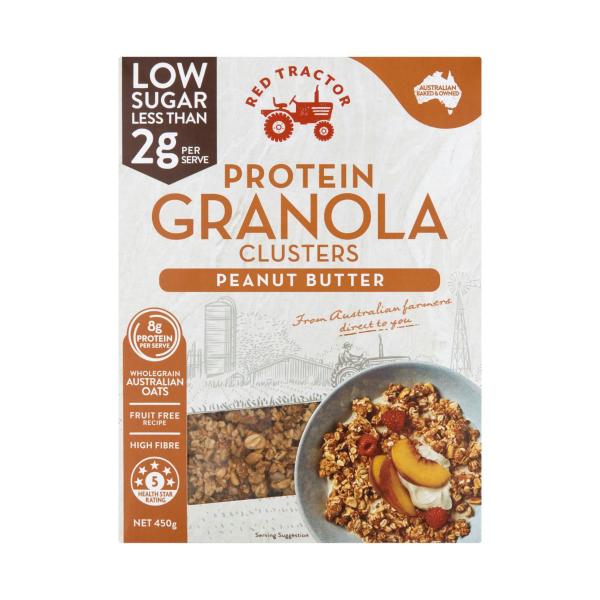 Red Tractor Protein Low Sugar Granola Peanut Butter 450g