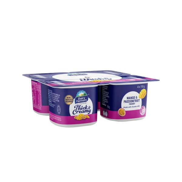 Thick & Creamy Yoghurt Mango Passionfruit 4 Pack