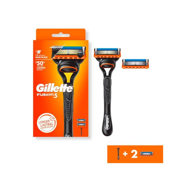 Fusion Razor Handle +2 Refill Blades