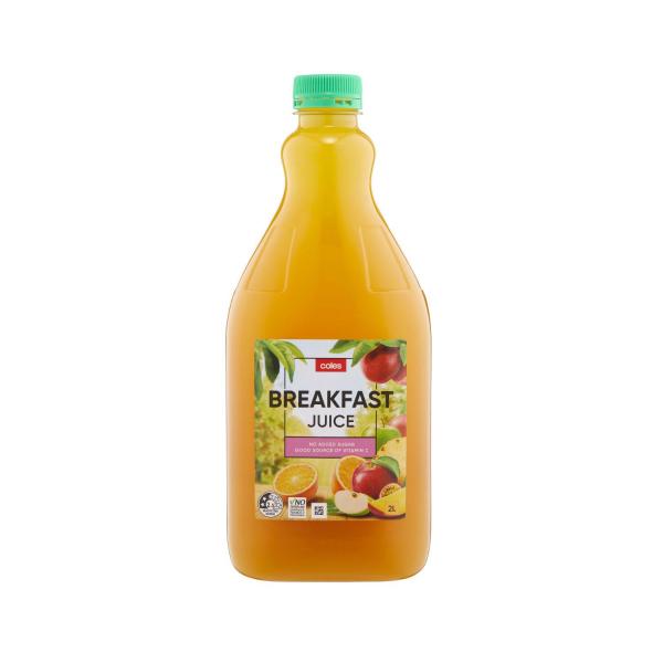 Coles Juice Breakfast 2L