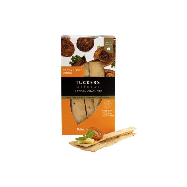 Natural Artisan Crackers Caramelised Onion