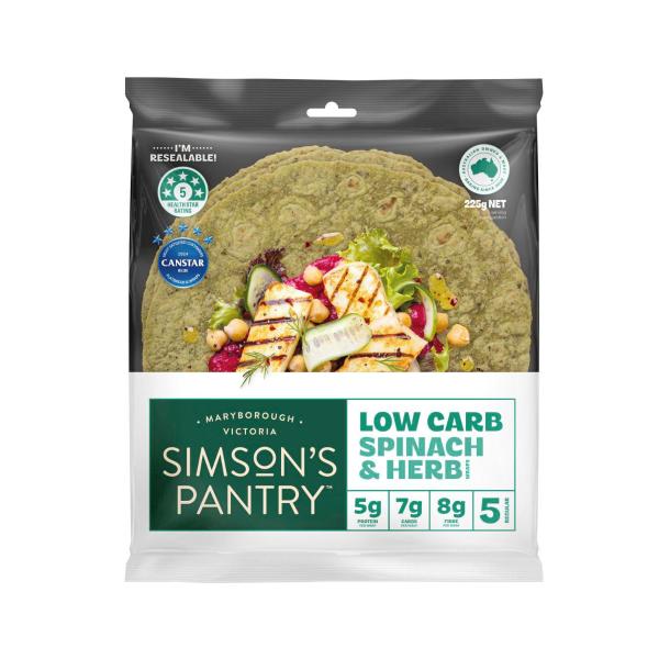 Low Carb Spinach And Herb 5 Pack
