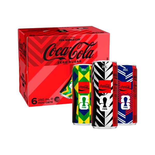 Zero Sugar Soft Drink Multipack Mini Cans 250ml