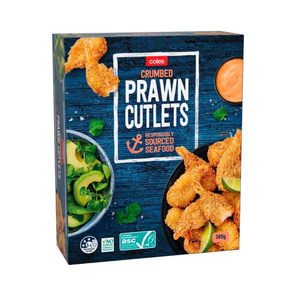 Crumbed Prawn Cutlets