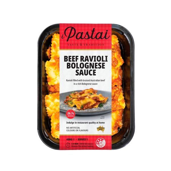 Buy Ipastai Beef Ravioli In Bolognese Sauce 400g | Coles