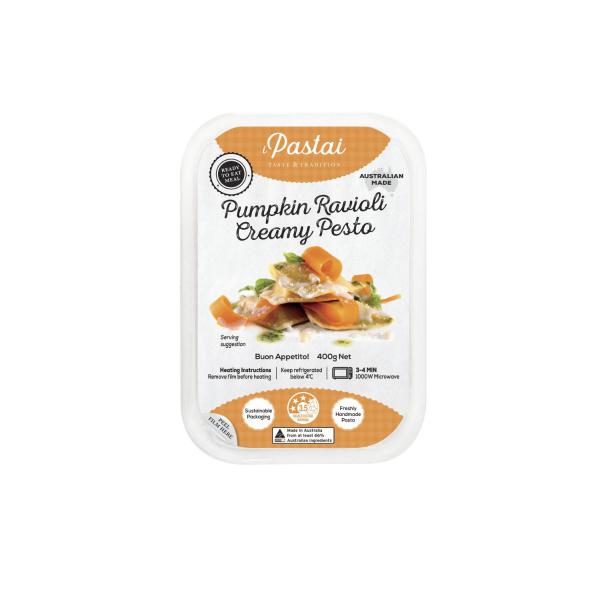 Buy Ipastai Ravioli Pumpkin In Creamy Pesto Sauce 400g | Coles