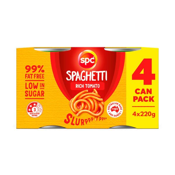 SPC Canned Rich Tomato 4 Pack 880g product image
