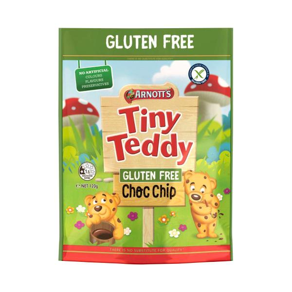 Gluten Free Tiny Teddy Choc Chip Biscuits