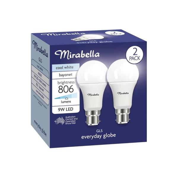 Led Gls BC 9w 806lum 4000k Cool White