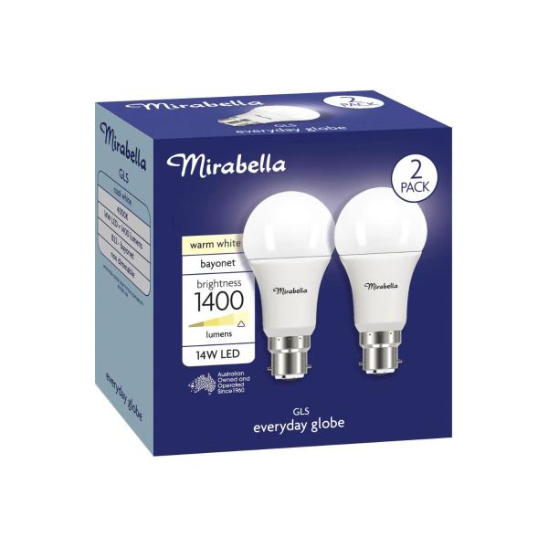 Led Gls BC 14w 1400lum 4000k Cool White