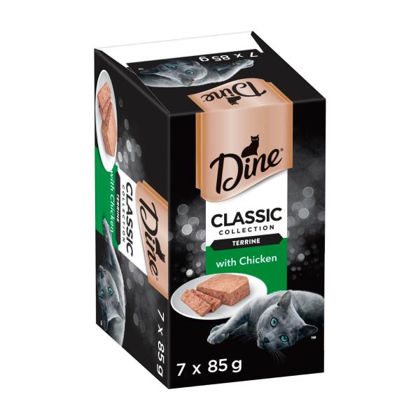 Classic Terrine With Chicken Cat Food Multipack 7x85g