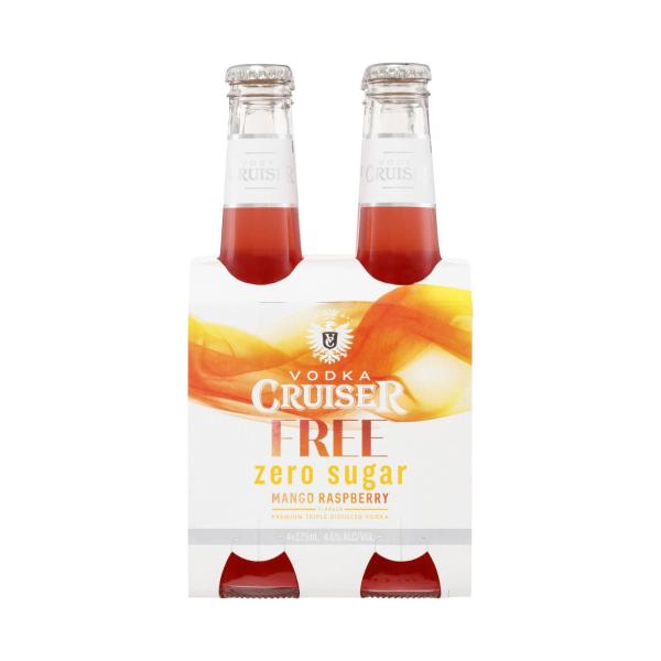 Buy Vodka Cruiser Sugar Free Mango Raspberry 275ml Pack Coles