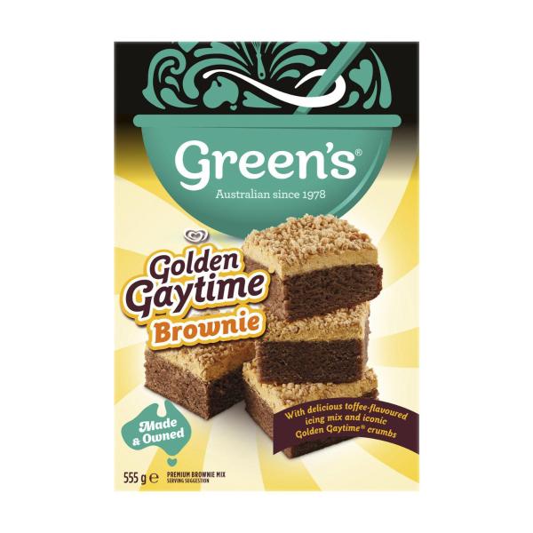 GREENS GOLDEN GAYTIME BLONDIE BROWNIE MIX