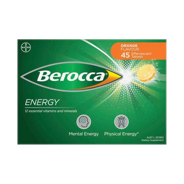 Energy Vitamin B & C Orange Flavour Effervescent Tablets
