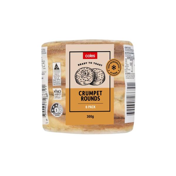 Crumpet Rounds 6 Pack