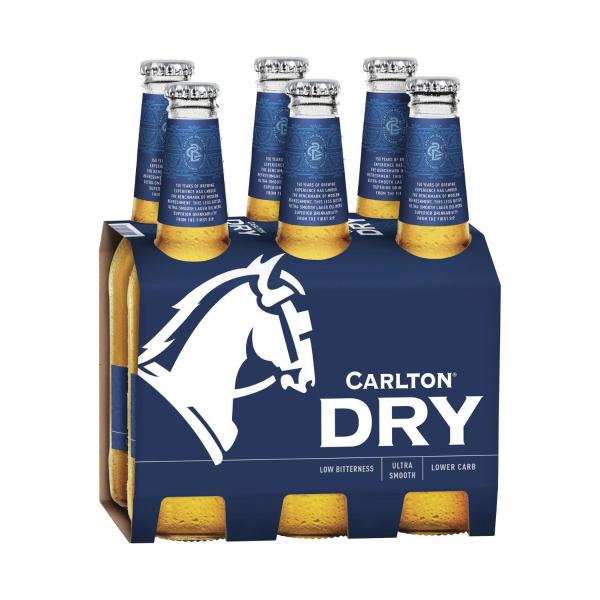 Carlton Dry Bottle 330ml 6 Pack product image