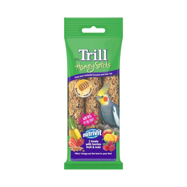 Honey Sticks for Cockatiels Variety Pack Bird Treat