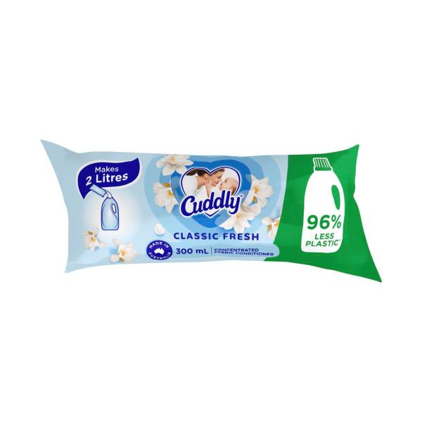 Cuddly Classic Fresh Fabric Softener Sachet 300mL product image