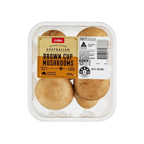 Brown Mushrooms Prepacked