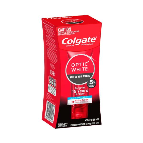 Optic White Pro Series Teeth Whitening Toothpaste Stain Prevention With 5% Hydrogen Peroxide