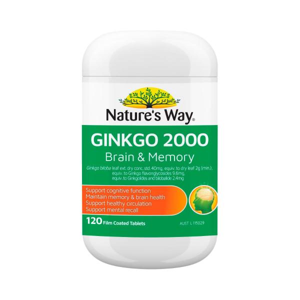 Brain & Memeory Gingko 2000mg